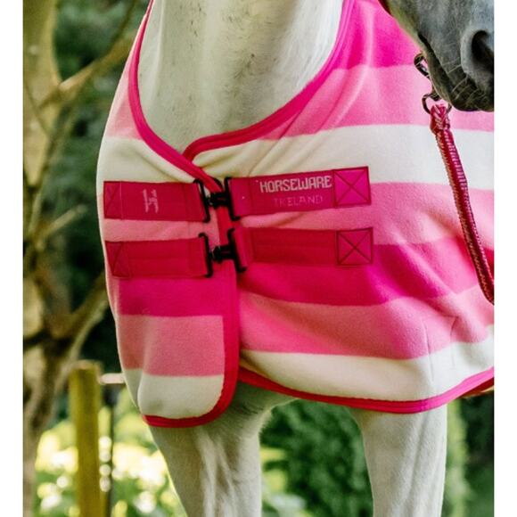 Horseware Witney Pink Newmarket Fleece Cooler Size 84 inch. New - Picture 2 of 9